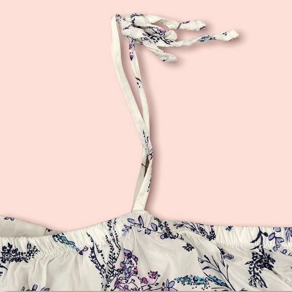 Adore Me Floral Cold Shoulder Crop Top - Size - M - Picture 2 of 4